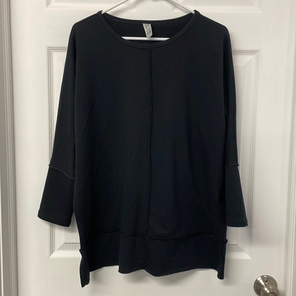 SPANX Black Crewneck Sweatshirt